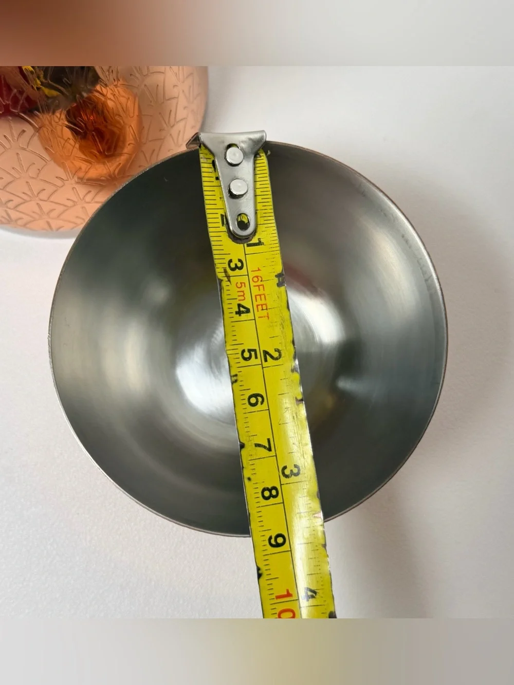 Anthropologie Stainless Copper Brass Pineapple Measuring Cup 1 cup only